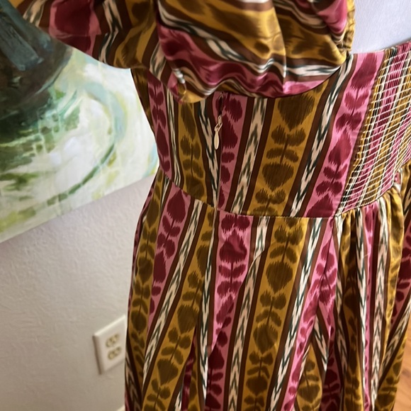 Hill House Matilda Dress Ikat topiary print small - Picture 9 of 16